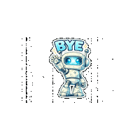 See Ya Goodbye Sticker by Digi 995