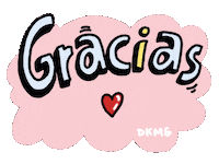 Gracias Agradecer Sticker by DKMS – WE DELETE BLOOD CANCER