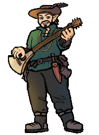 tomfoolery_live tomfoolery bard renaissance faire thom fuewellery Sticker