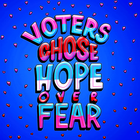 Election 2020 Hearts GIF by Creative Courage