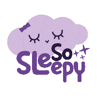 Falling Asleep Good Night Sticker by Shaitea