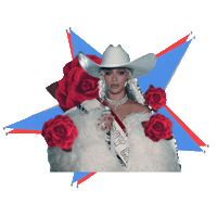 EmMadeThis beyonce texas yeehaw cowboy carter Sticker