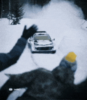 Fast Car Hello GIF by FIA World Rally Championship