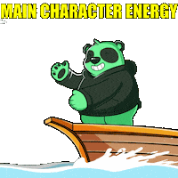 Vibing Main Character Sticker by SuperVerse