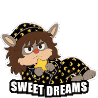 Tired Good Night Sticker