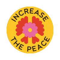 Increase The Peace Sticker by Bestival