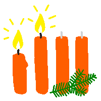 Candle Sticker by evangelisch.de