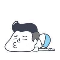 Tired Drone Sticker by GBLWang