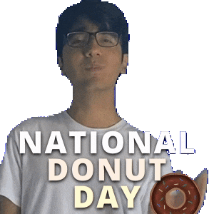National Day Donut Sticker