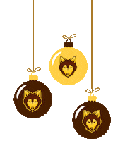 Christmas Santa Sticker by Wolfsblut