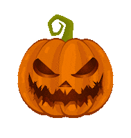 Halloween Pumpkin Sticker by janbarthauer
