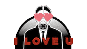 I Love You Valentines Sticker by Panik Records