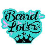 Queens Barba Sticker by BEARDED VILLAINS