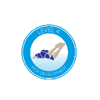 Level Up Wavers Sticker by Wave Swimming Academy SA