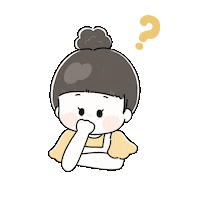 はてな 考える Sticker