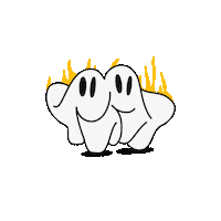 erappag fire ghost graffiti огонь Sticker