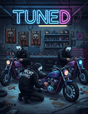 Tuning Motorcycle Club GIF by ABCNT