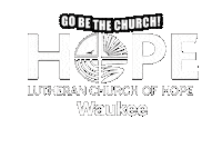 Go Be The Church Sticker by Hopewaukee