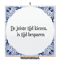 Focus Moment Sticker by Tegelspreuken.nl