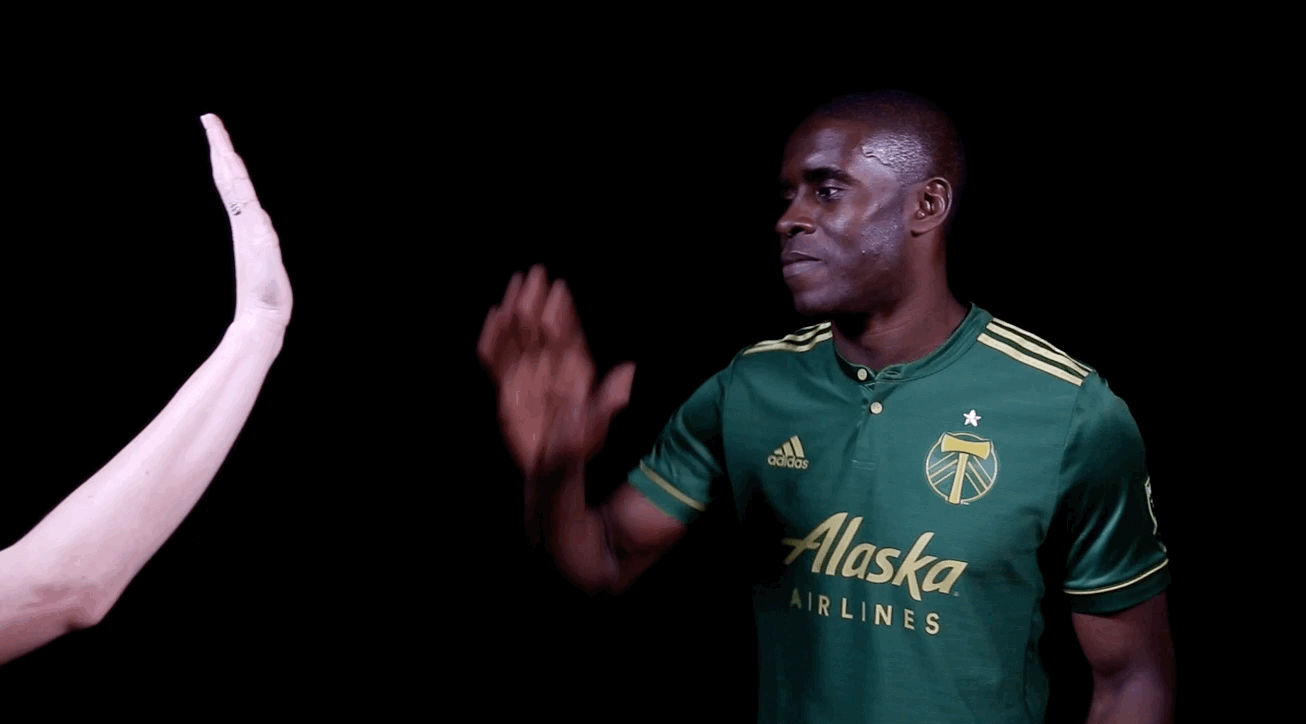 high five portland timbers GIF by Timbers