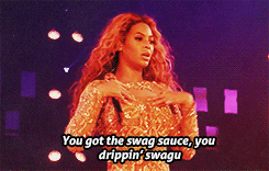 Beyonce Swag Sauce GIF