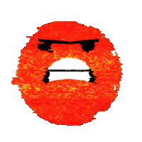 Angry Glitch Sticker by Red Giant
