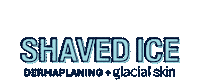 Shaved Ice Skincare Sticker by Glacial Skin