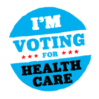 Register To Vote Health Care Sticker by INTO ACTION
