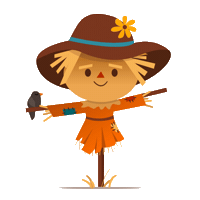 Pumpkin Pie Fall Sticker by Wayfair