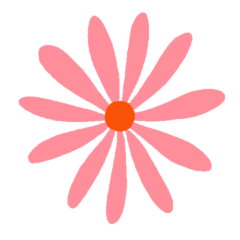 Flower Power Fun Sticker by Katie Thierjung / The Uncommon Place