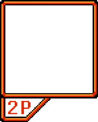 rippasippa pixel gaming frame 8bit Sticker