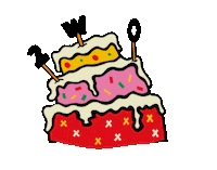 goodbadhabitsanimation cake happybirthday 20 wikipedia Sticker