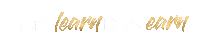 Gold Learn Sticker by Damian Richter