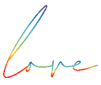 Love Is Love Rainbow Sticker by taryn mercedes web design