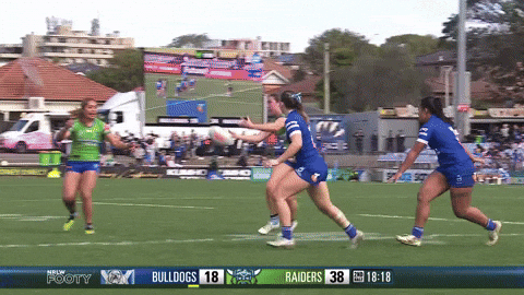 Womens Rugby League Nrl GIF by Canberra Raiders