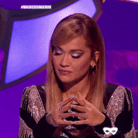 Rita Ora Thinking GIF by The Masked Singer UK & The Masked Dancer UK