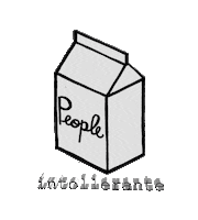 Intollerante Sticker by DUE T-SHIRT