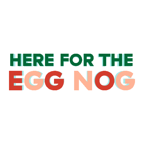 Egg Nog Christmas Sticker by Delish