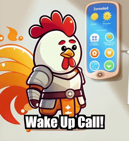 Wake Up Call Technology GIF by Zorooster