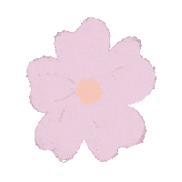 peaceofmind_ec flower floral lavender pastels Sticker