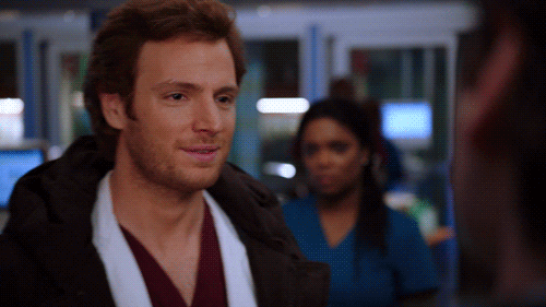 TV gif. Nick Gehlfuss as Dr. Will in Chicago Med. He looks extremely annoyed and he shakes his head before throwing an arm down at the person speaking, dismissing what they're saying and walking away. 