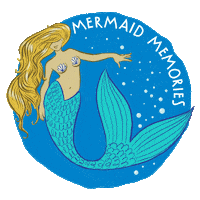 Under The Sea Mermaid Tail Sticker by Mermaid Memories Santa Cruz