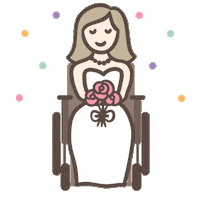 Wedding Sticker by Polka Dot Bride