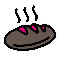 lusciousloaf brood broden lusciousloafs rosebruinbrood Sticker