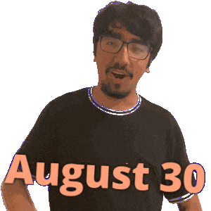 August Sticker