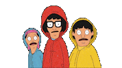 Scared Tv Show Sticker by Bob's Burgers