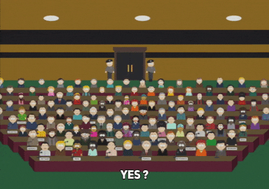 crowd yes GIF by South Park 