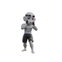 Shadow Box Fight Sticker by Zhot