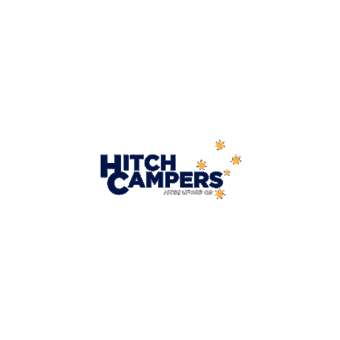 HitchCampers camper hitch tear drop camper trailer Sticker