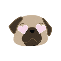 colorforbreakfast pug pugmom colorforbreakfast mangoymaria Sticker
